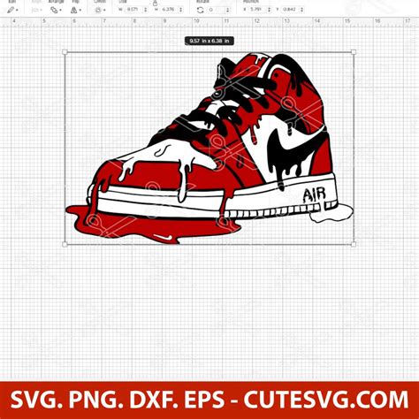 nike sneaker svg